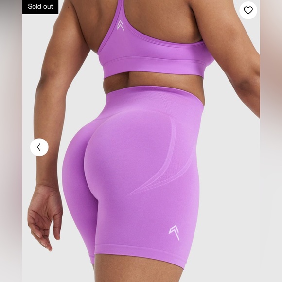 Oner Active Effortless Seamless Shorts Grape - Picture 5 of 7